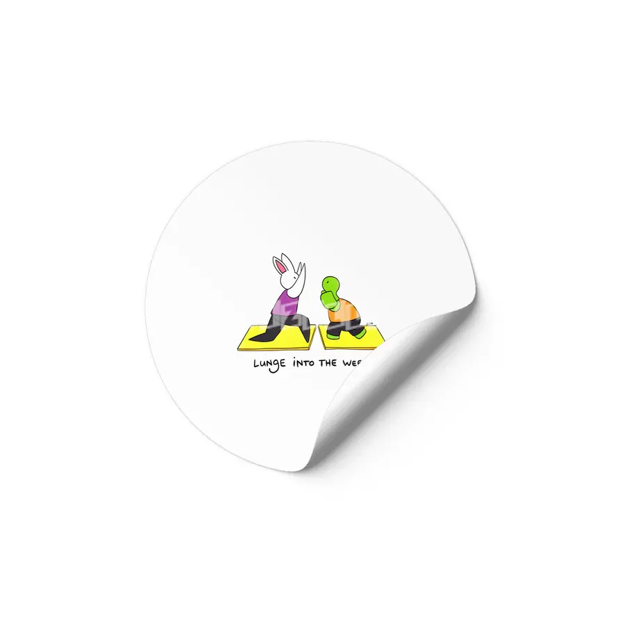 Bunny Daze Yoga - Lunge into the week! Etiket