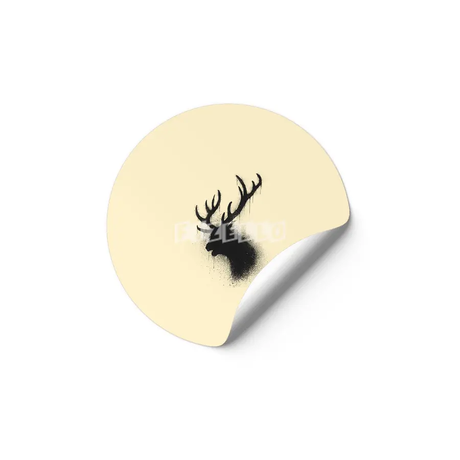 Dark deer Etiket
