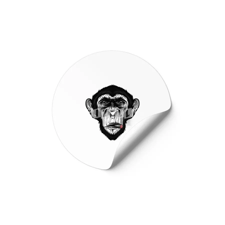 CIGAR CHIMP Etiket
