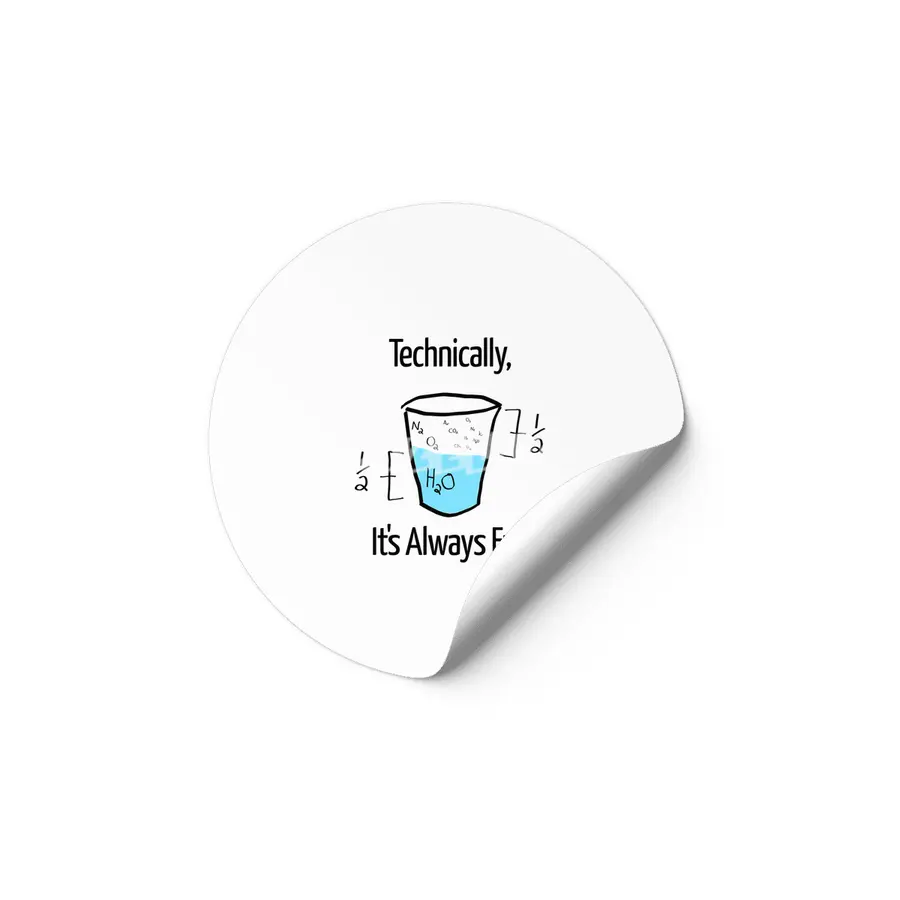 Funny Science Joke Etiket