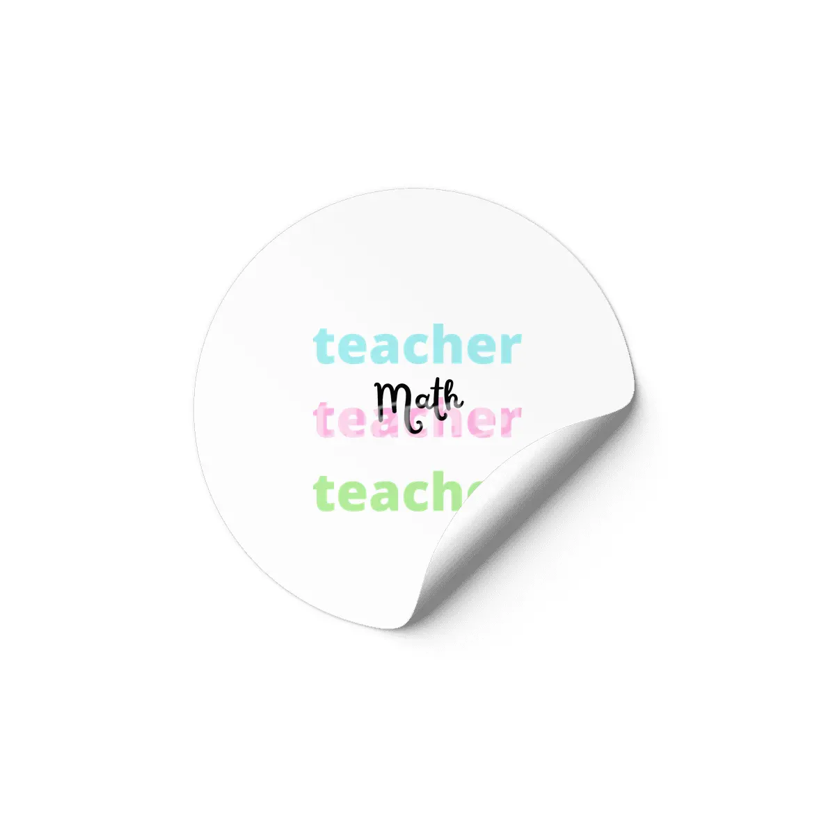 Math Teacher Etiket