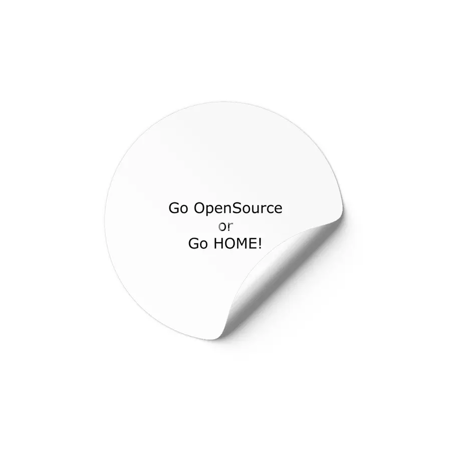 Go Opensource or Go Home Etiket