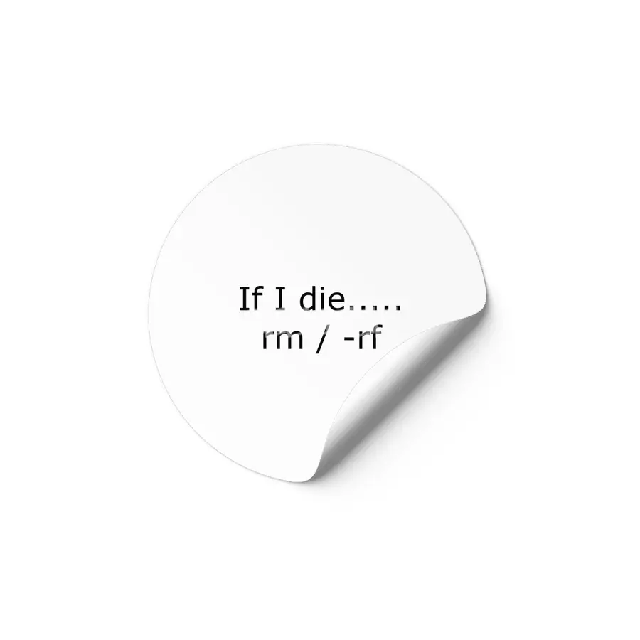 If I Die, RM RF Etiket