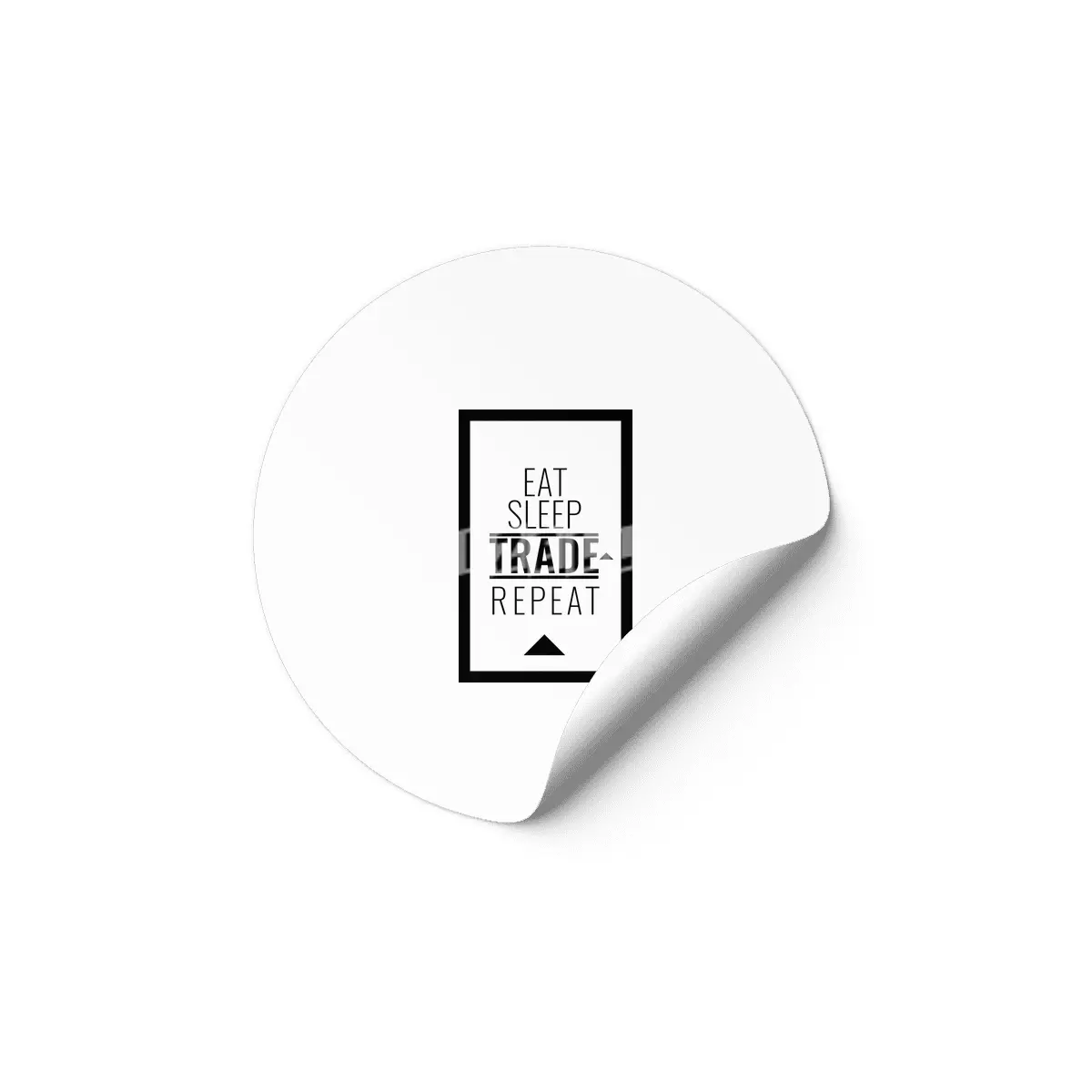 EAT SLEEP TRADE REPEAT Etiket