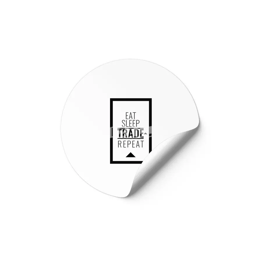 EAT SLEEP TRADE REPEAT Etiket