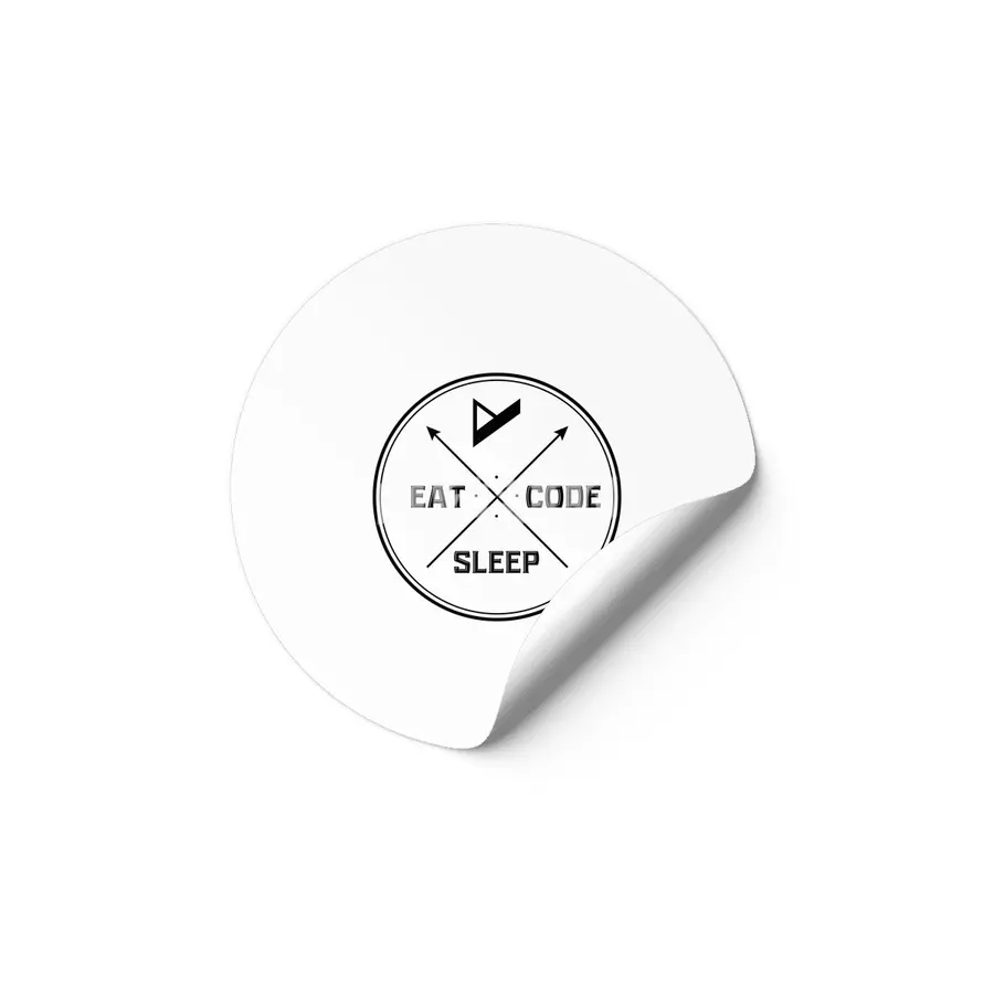Eat. Sleep. Code. Repeat. Etiket