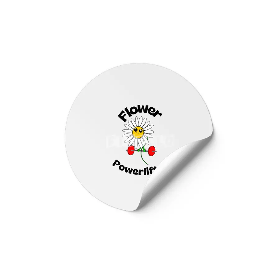 Flower Powerlifter Etiket