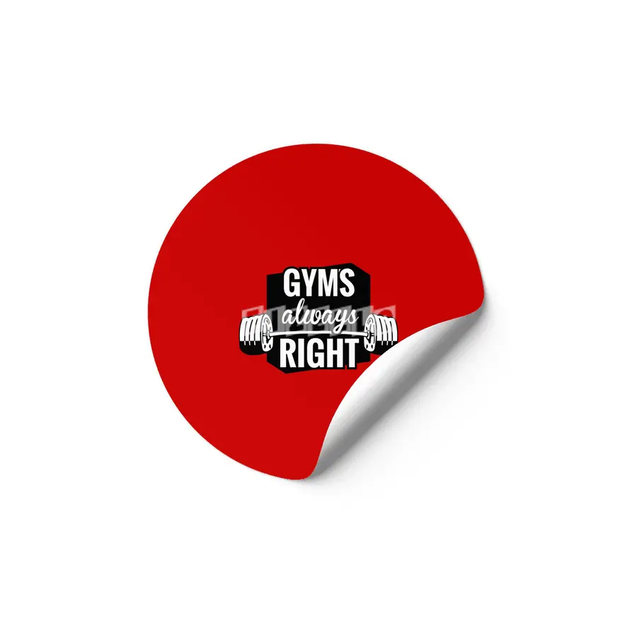 Gym's Always Right Etiket