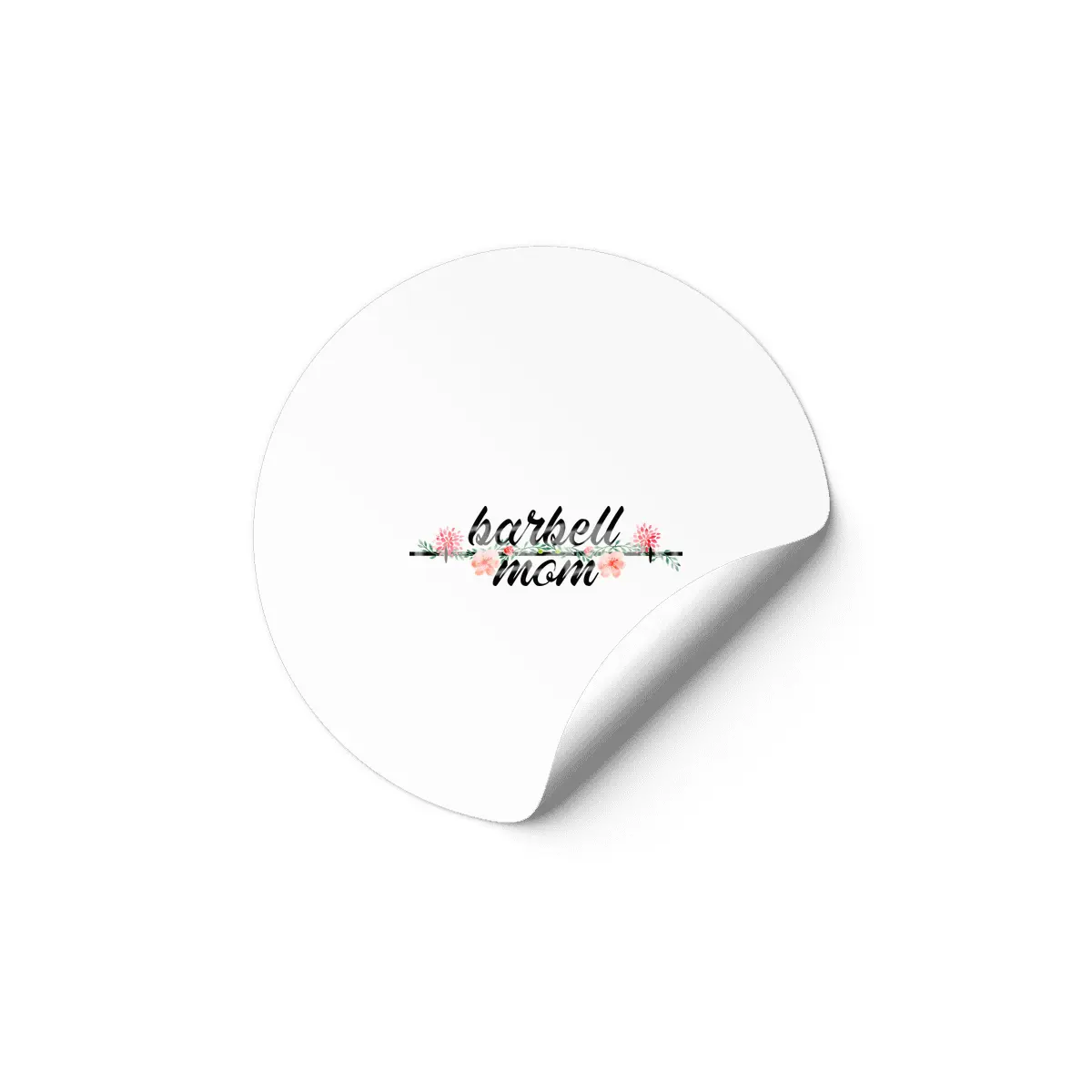 Barbell Mom Etiket