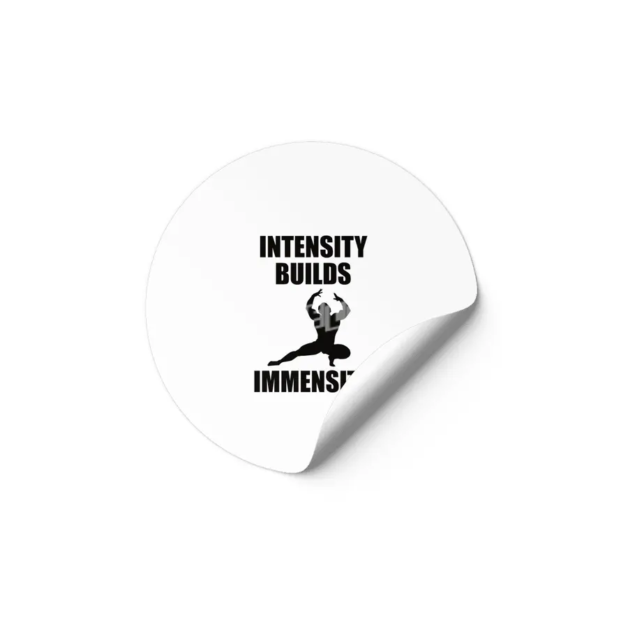 Bodybuilding - Intensity Builds Immensity Etiket