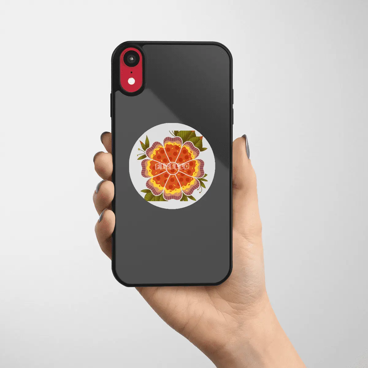 Pizza Flower Etiket