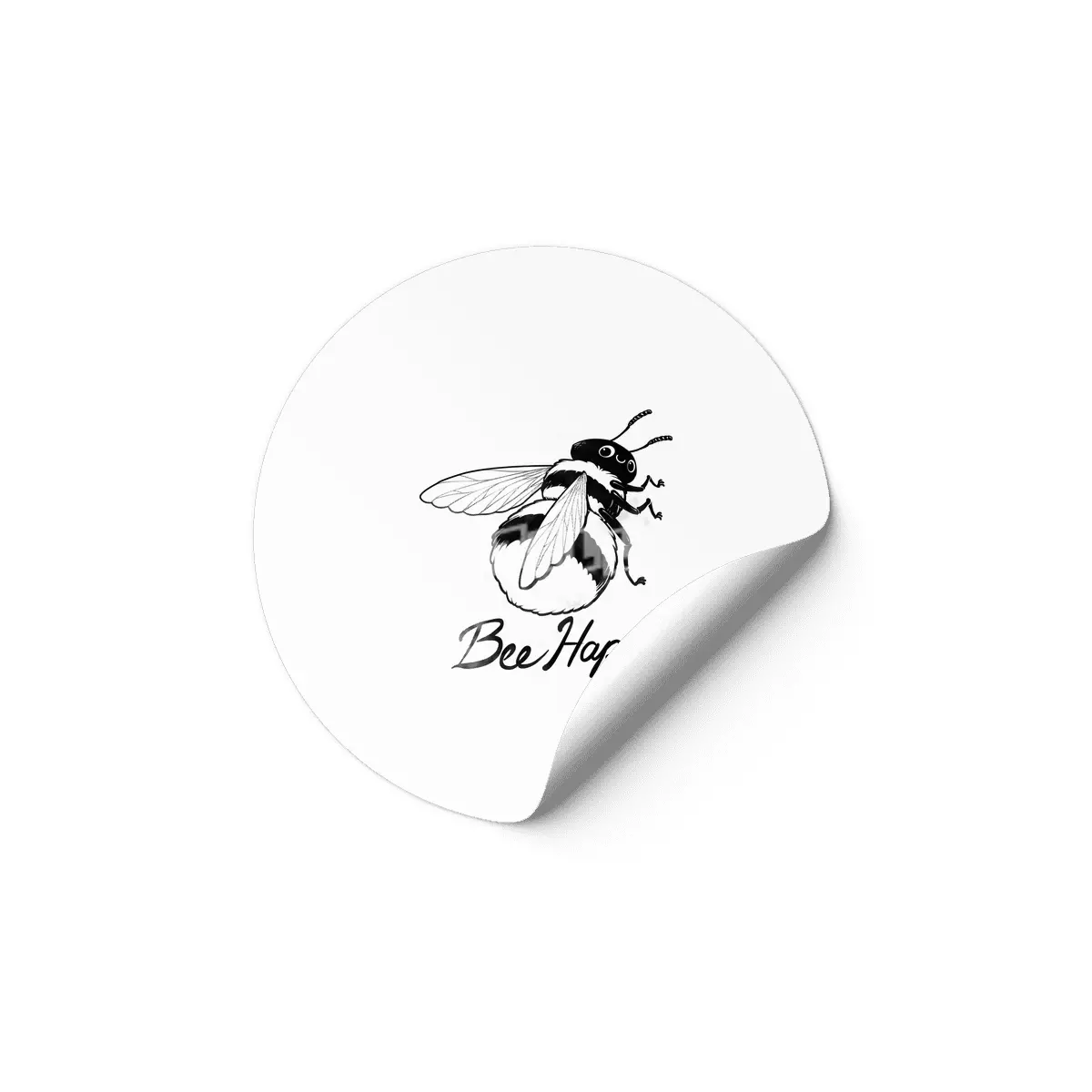 Bee Happy Etiket