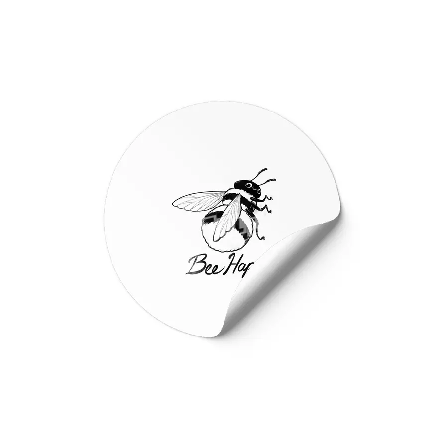 Bee Happy Etiket