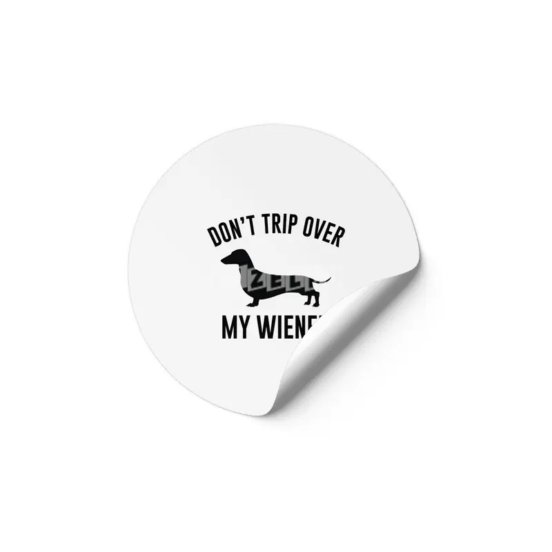 Don't Trip Over My Wiener Etiket