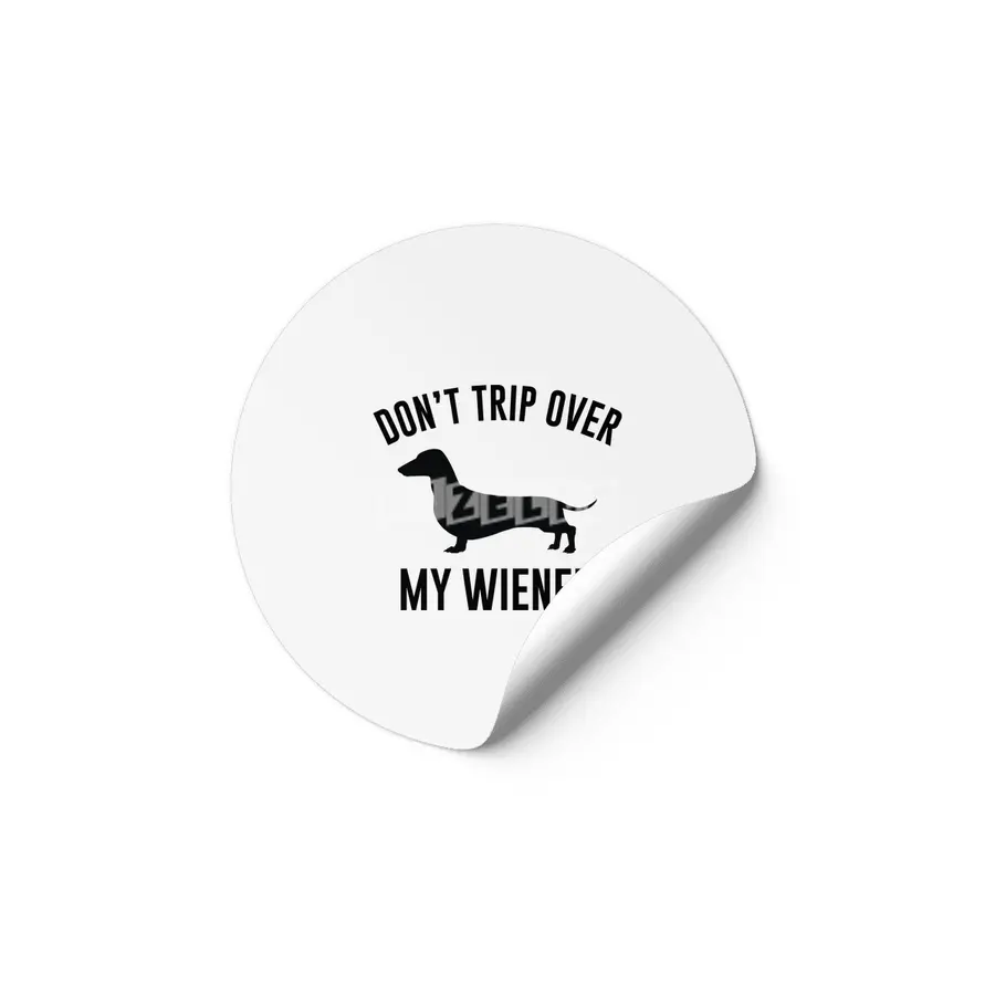 Don't Trip Over My Wiener Etiket