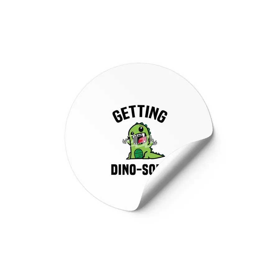 Getting Dino-Sore Etiket
