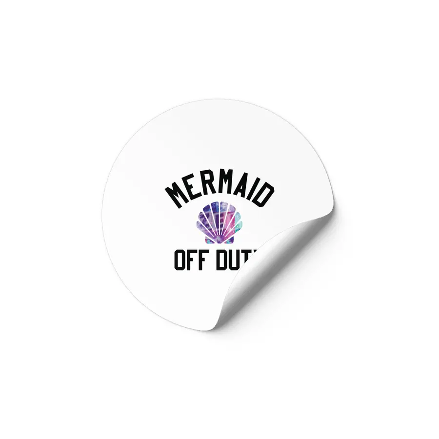 Mermaid Off Duty Etiket