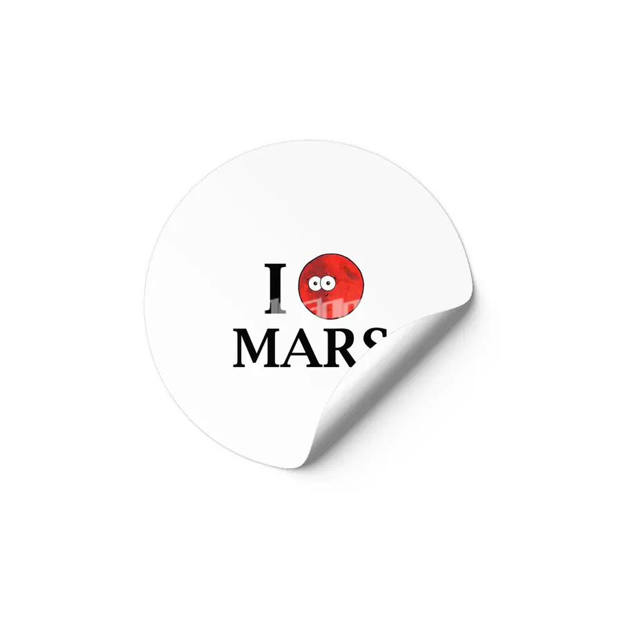 I Heart Mars Etiket