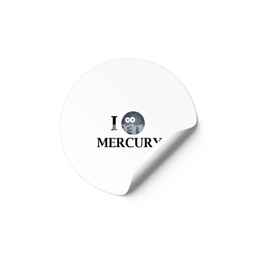 I Heart Mercury Etiket