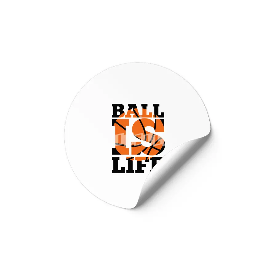 Ball Is Life Quote Etiket