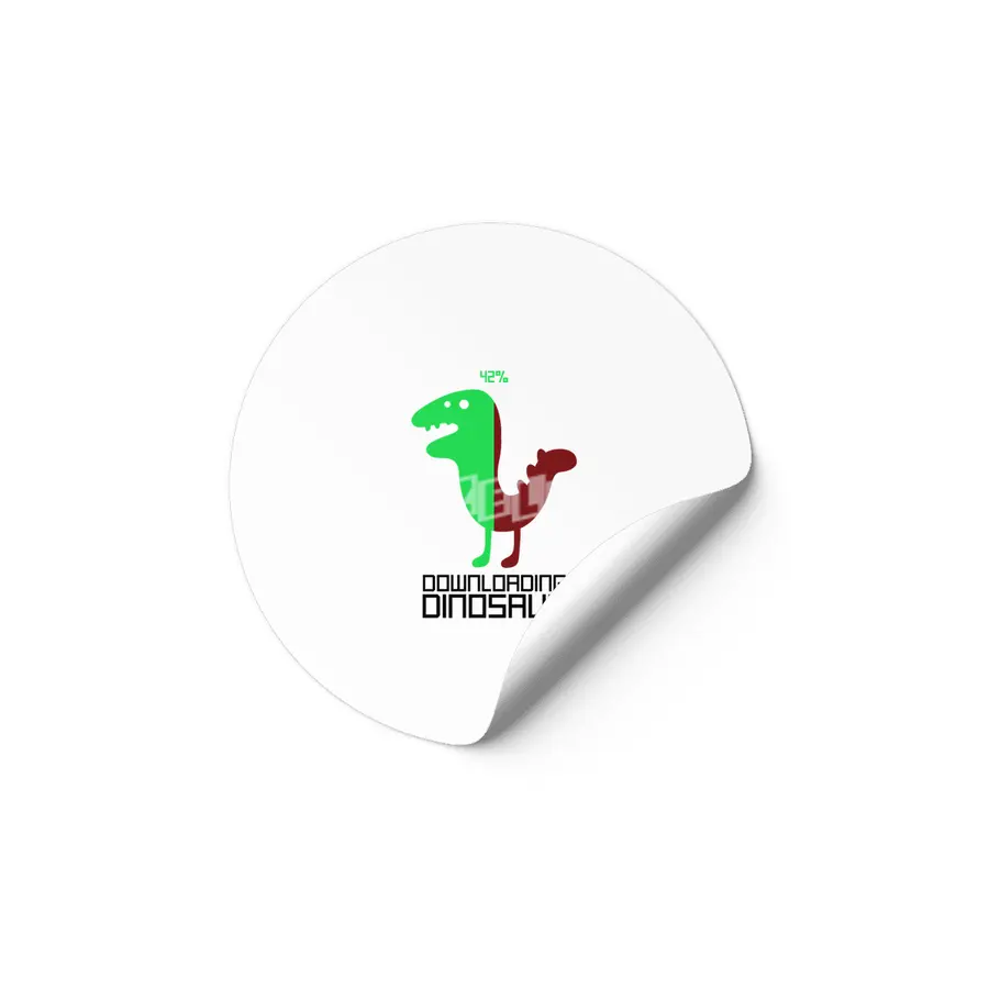 Downloading Dinosaur Etiket