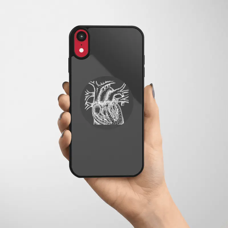 The Dissected Heart Sketch (White) Etiket