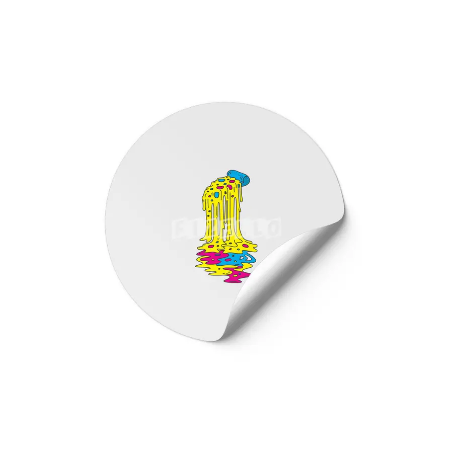 CMYK Overload Etiket