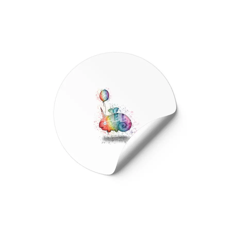 Rainbow Chameleon Narwhal Bat Etiket