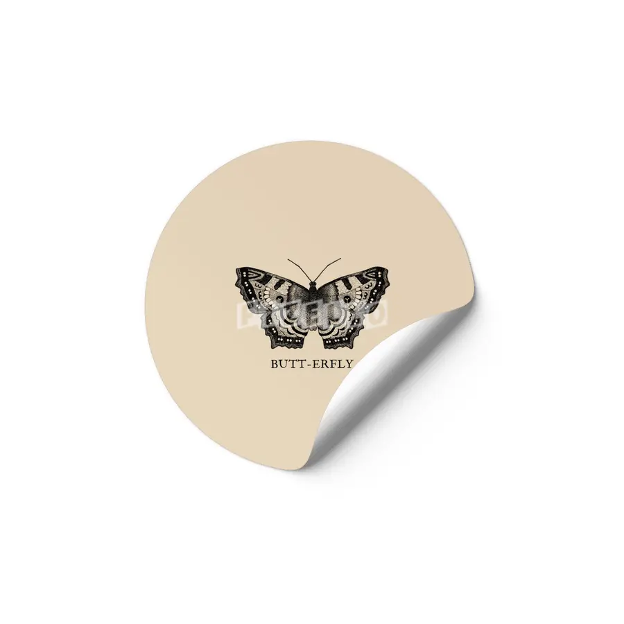 Butt-erfly Etiket