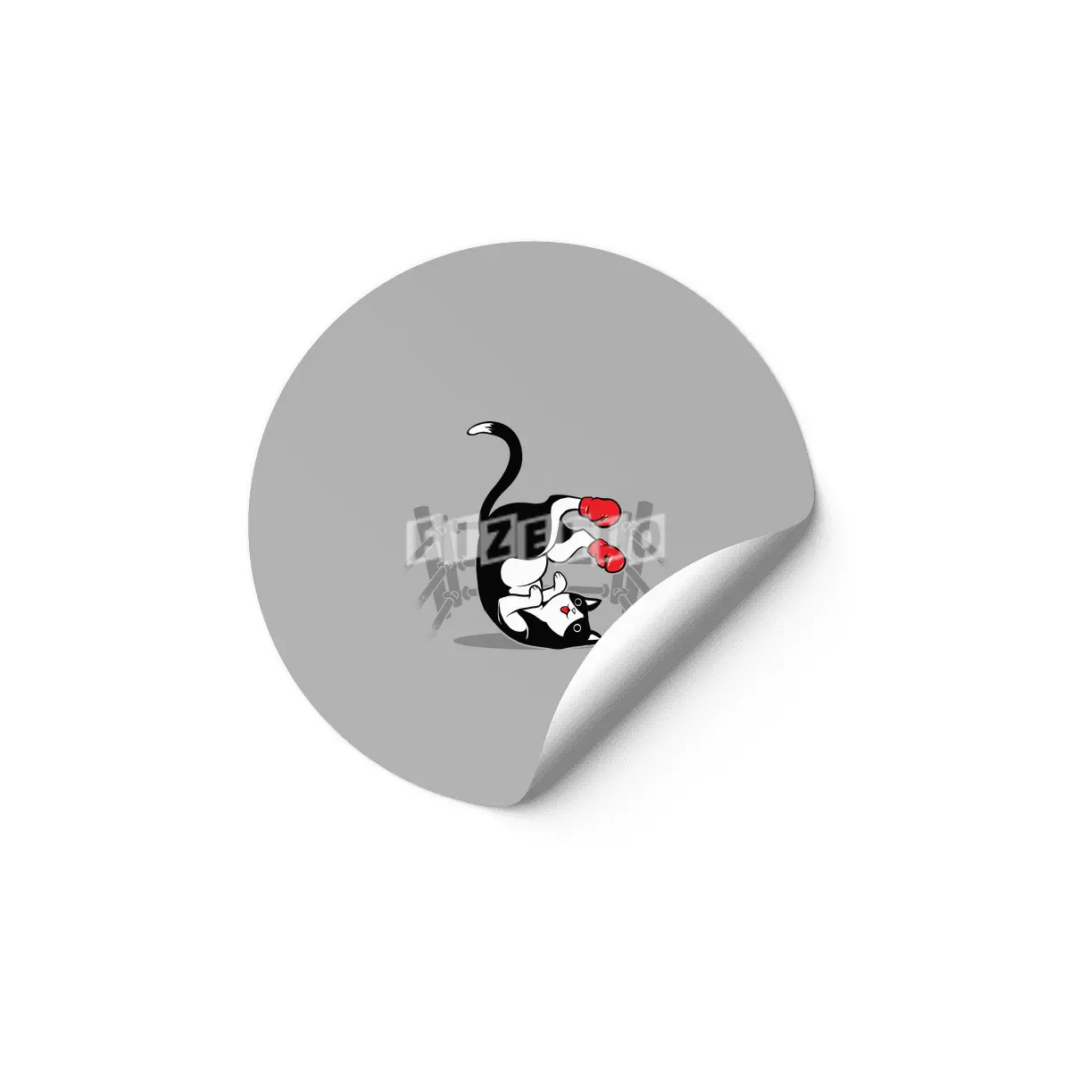 Boxer Cat Etiket