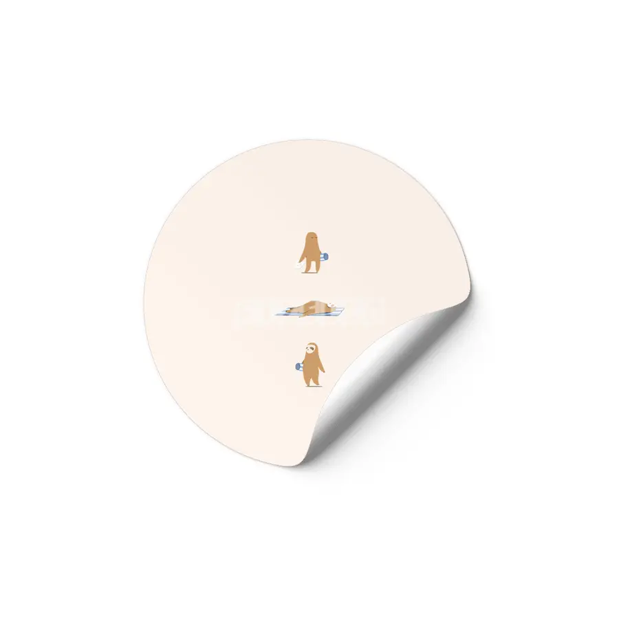 Sloth Tan Lines Etiket