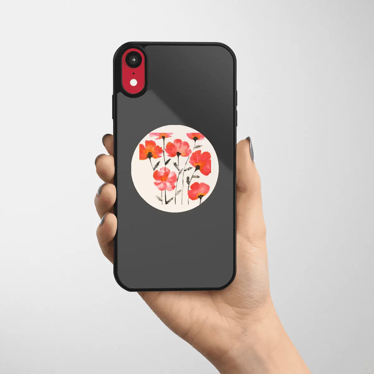Poppy Flowers Etiket