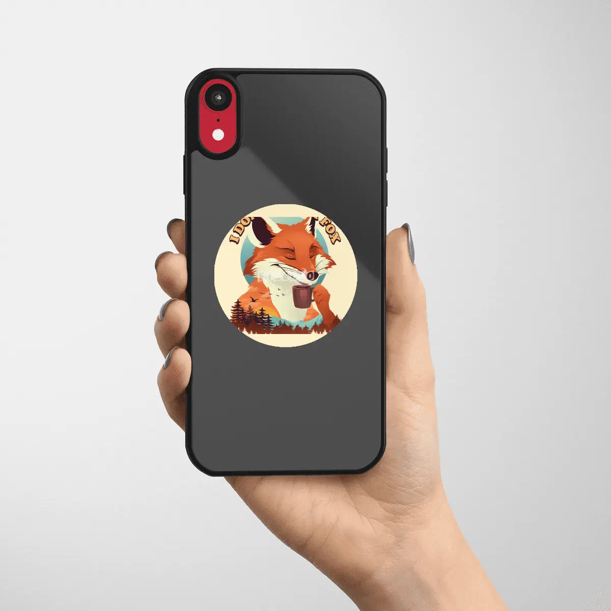 Drink Coffee and Don't Give a Fox Etiket