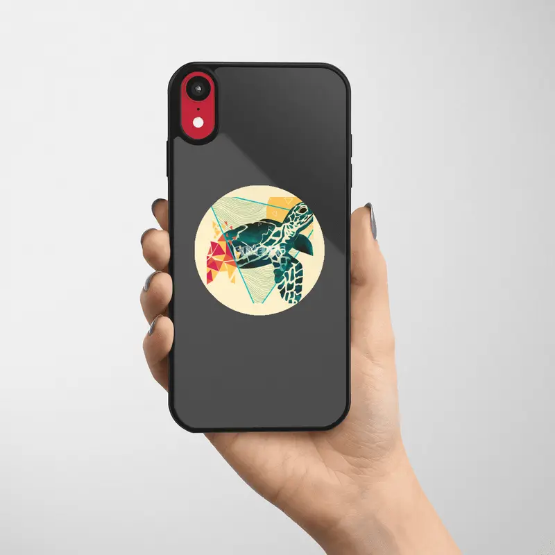 Geometric Turtle Etiket