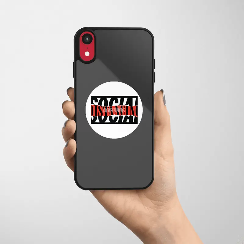Social Distance Distortion Etiket