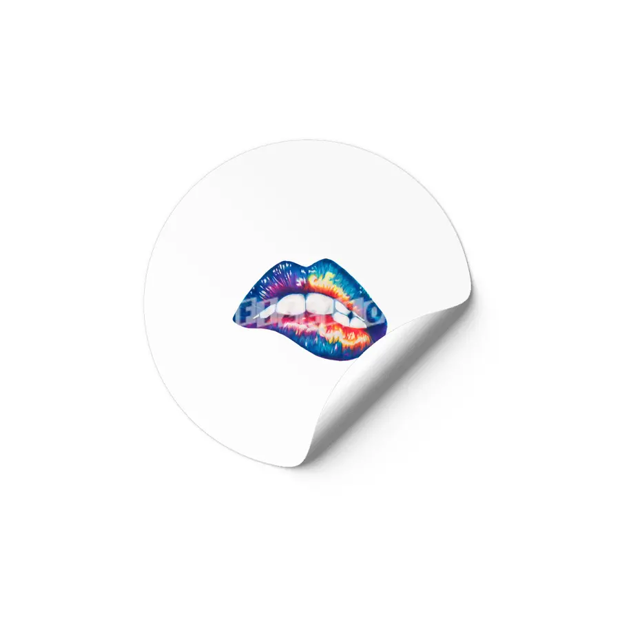 Rainbow Lip Bite Etiket