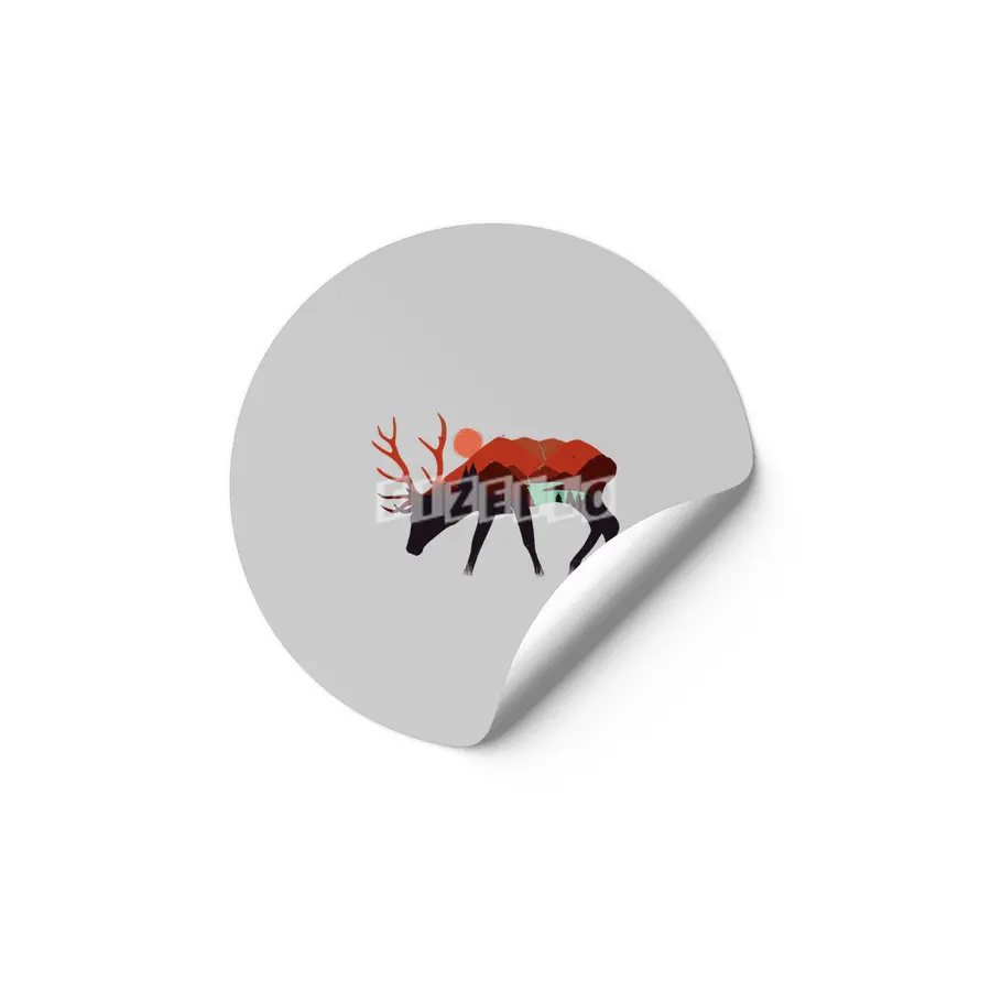 stay wild, deer Etiket