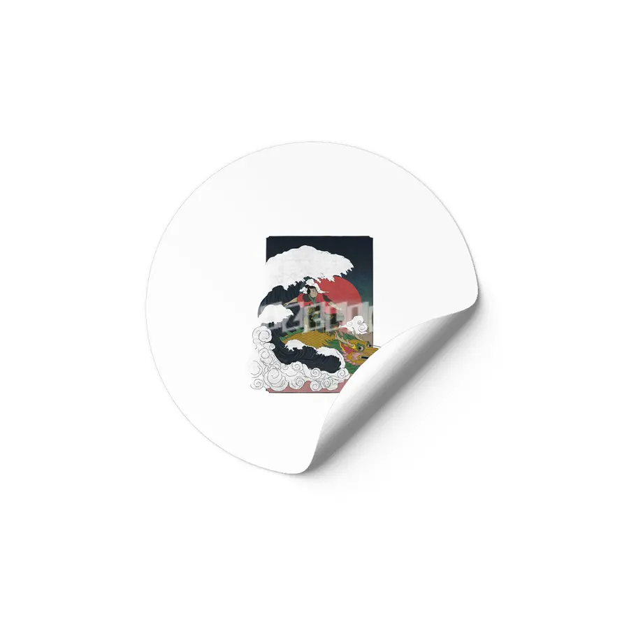 Surfing samurai Etiket