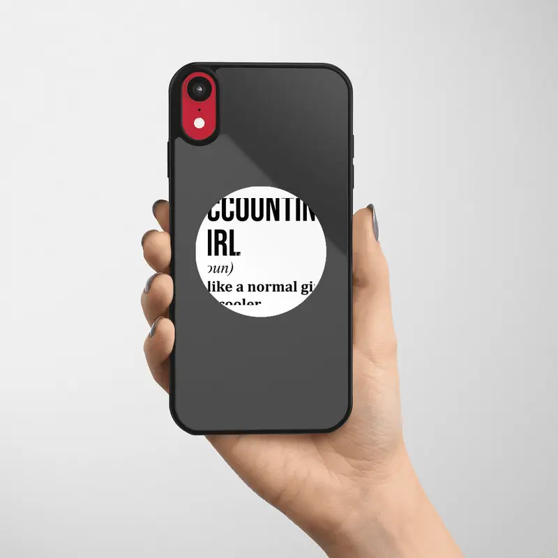 Accounting Girl Funny Saying Etiket