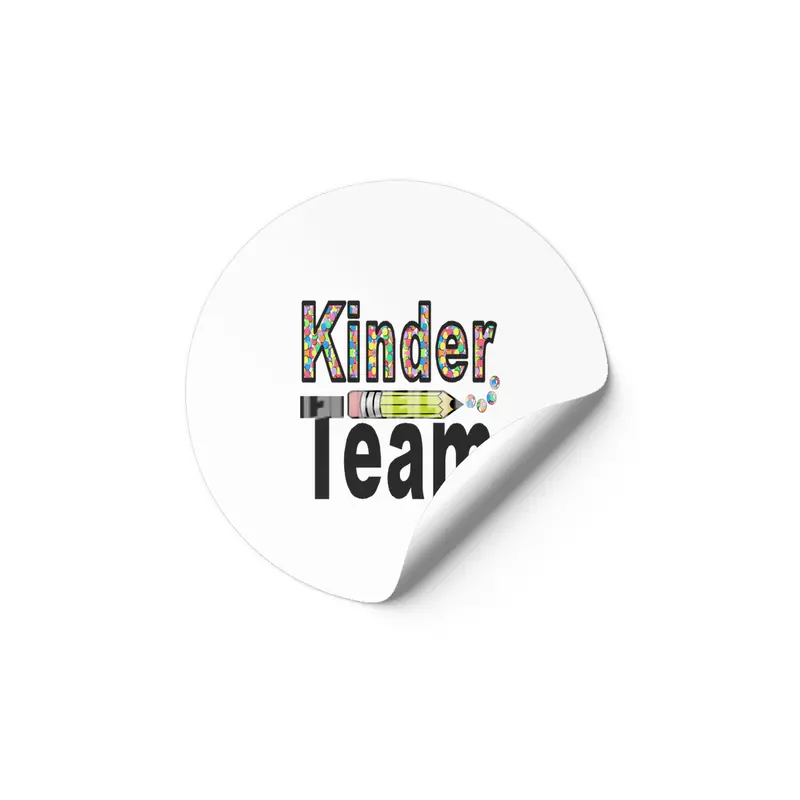 kinder team Back To School Etiket
