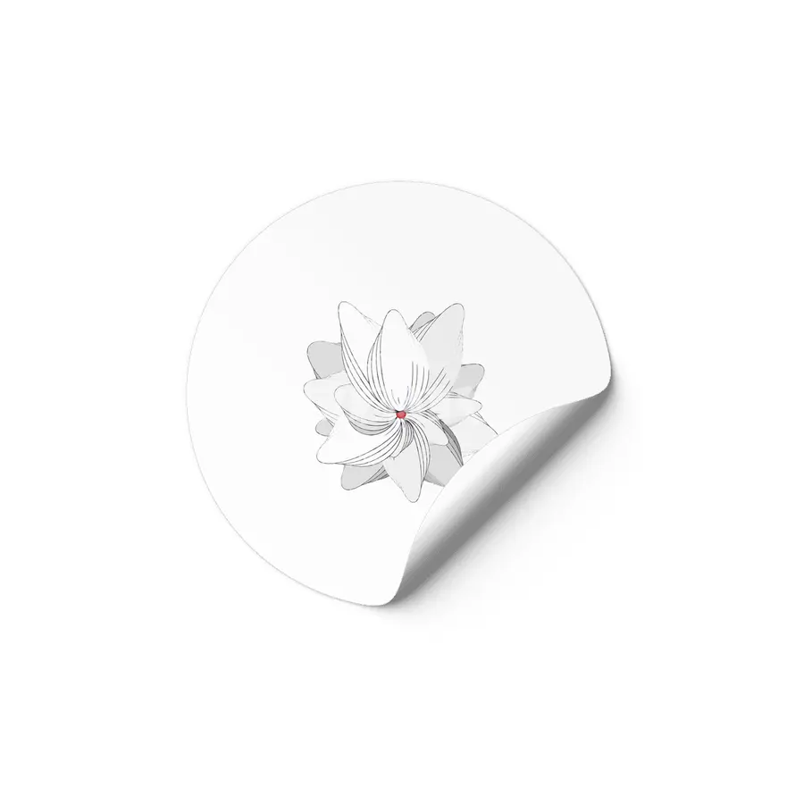 The Flower of my Heart Etiket