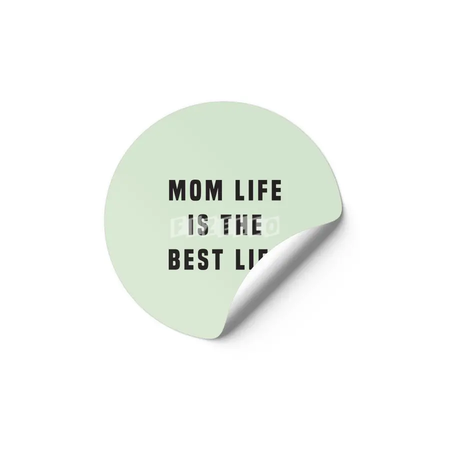 Mom life is the best life Etiket