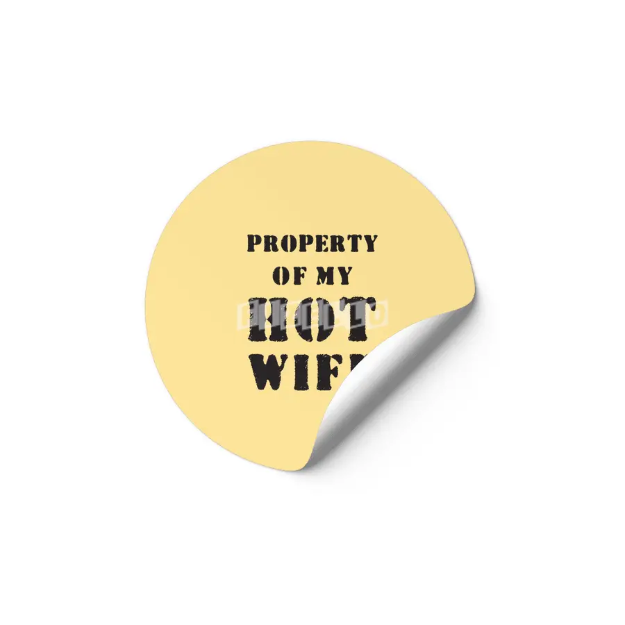 Property of my hot wife Etiket