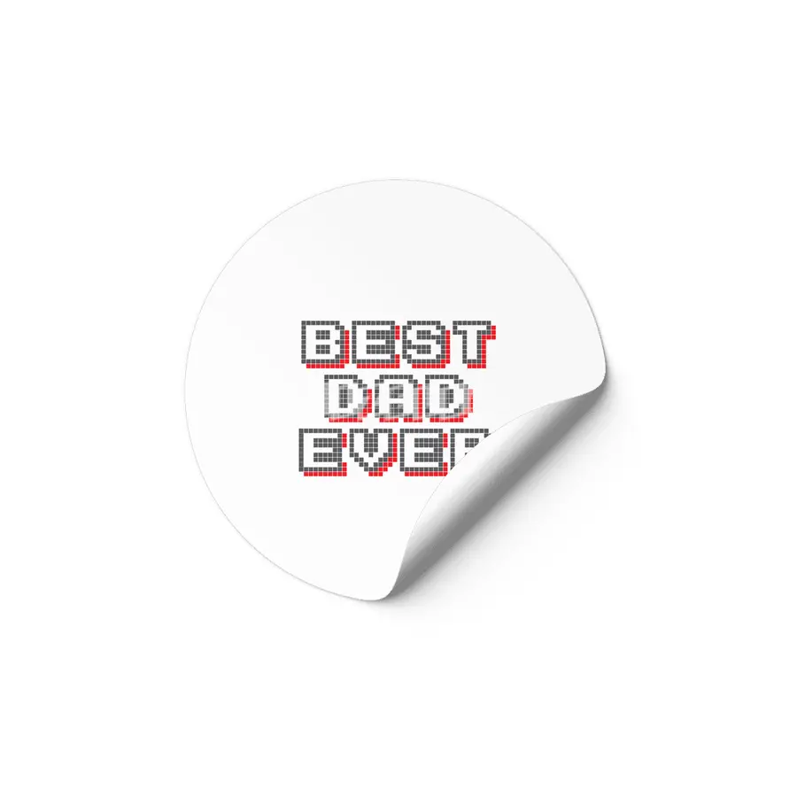 BEST DAD EVER Etiket