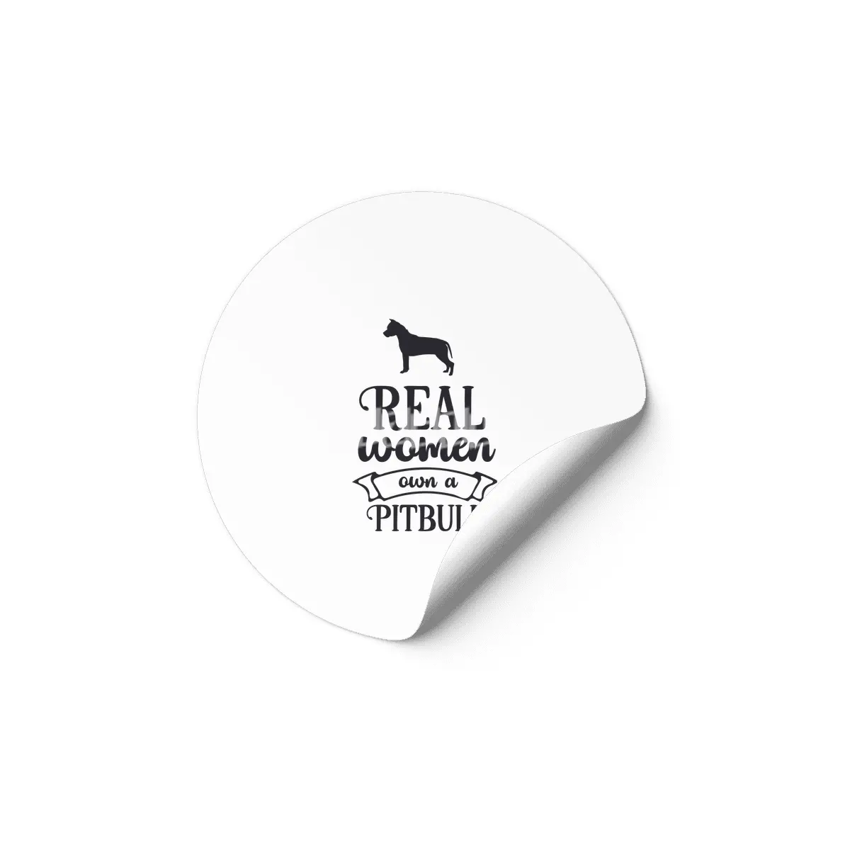 Real Women Own a Pitbull Etiket