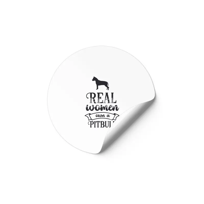 Real Women Own a Pitbull Etiket