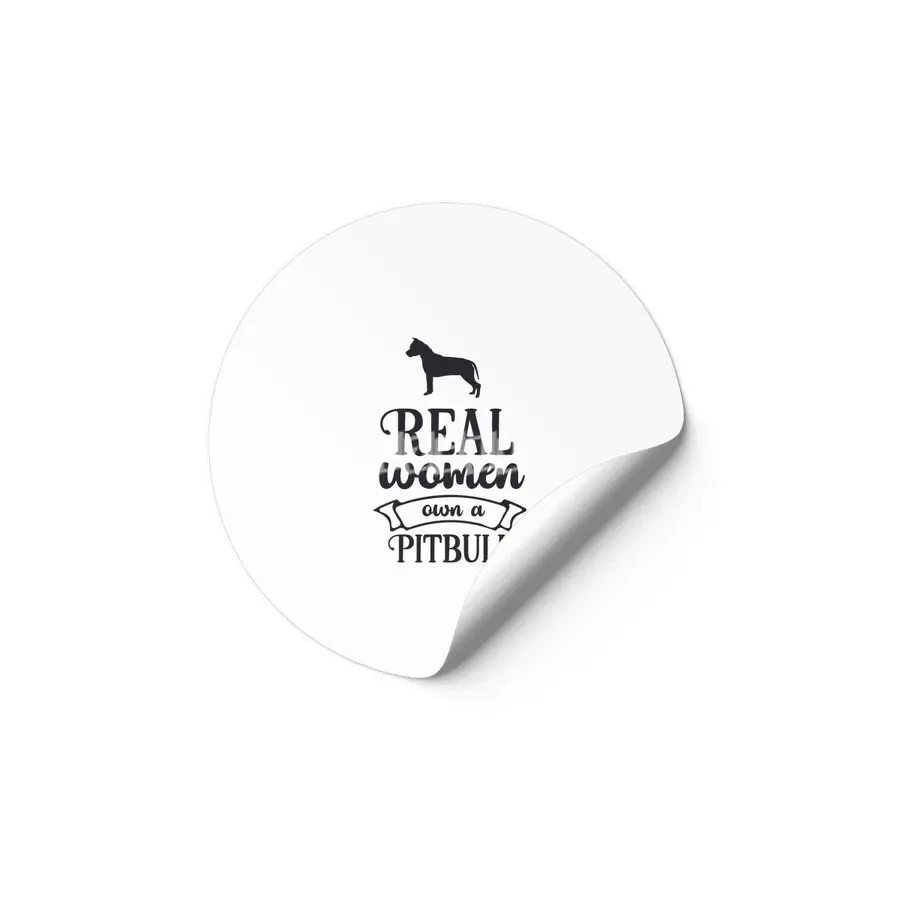 Real Women Own a Pitbull Etiket