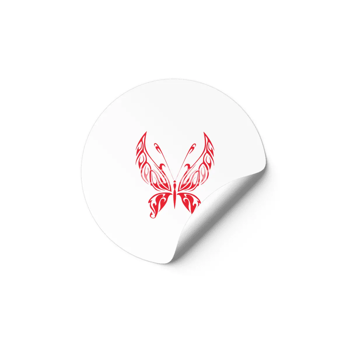 Red Butterfly Etiket
