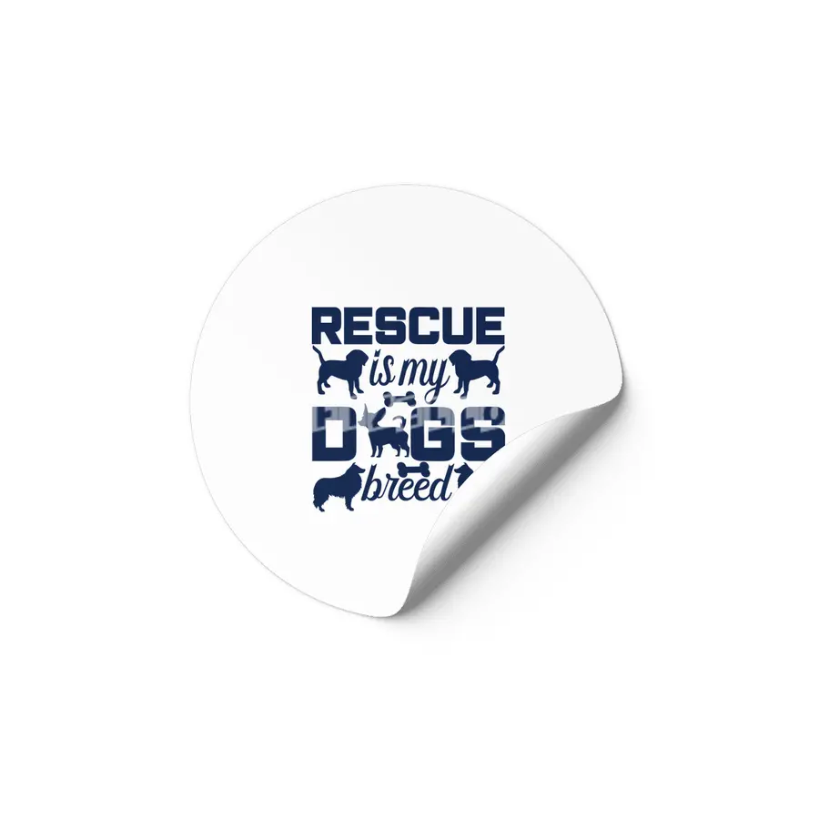 Rescue is My Dogs Breed Etiket