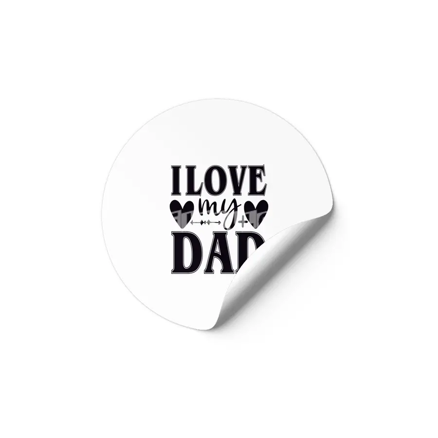 I Love My Dad Etiket